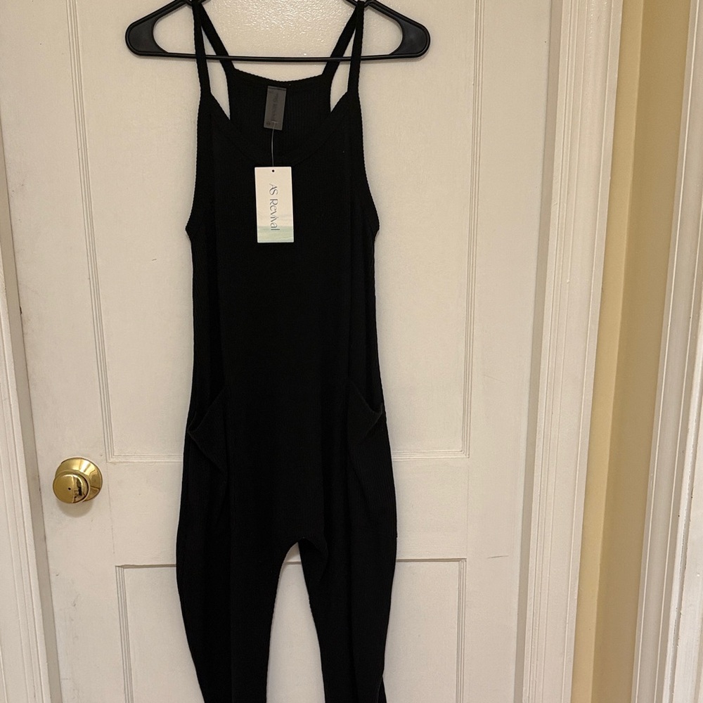 Black Women's Wide leg Jumpsuit